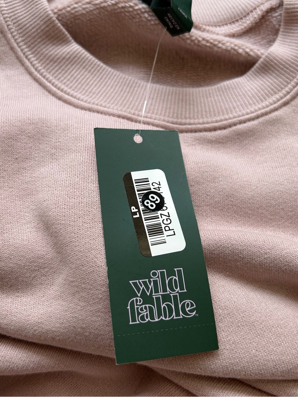 Wild Fable Sweatshirt XS Pale Pink Crewneck Pullover - Picture 7 of 11